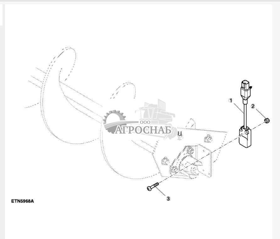 Датчик скорости транспортного шнека 